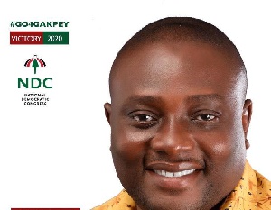 Kwame Dzudzorli Gakpey, MP-elect for the Keta Constituency