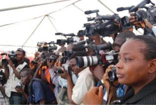 File photo of some African journalists