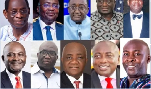 Collage of the ten flagbearer aspirants