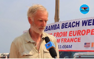 Denis Mutter is one of the participants who travelled by road from France to Ghana