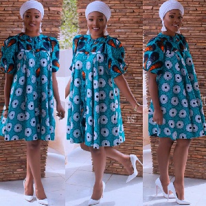 African print maternity inspiration by Akosua Vee