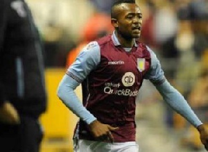Aston Villa striker Jordan Ayew