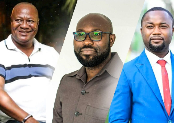 Sam Pyne, Maxwell Ofosu Boakye and John Darko are seeking to be Mr Kyei-Mensah-Bonsu's replacement