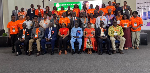 Participants of the event pose for a photo