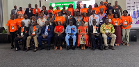 Participants of the event pose for a photo