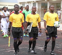 Issaka Afful (first from right)