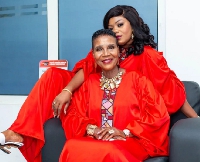 Actress Agaga and her daughter, Empress Gifty