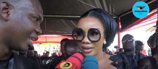 Serwaa Amihere speaking to GhanaWeb TV's Isaac Dadzie