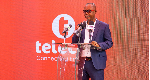 MD of Telecel Cash, Philip Amoateng, speaking at the launch