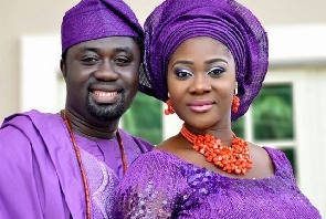 Nigerian actress, Mercy Johnson and her husband