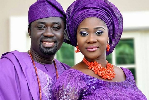 Nigerian actress, Mercy Johnson and her husband