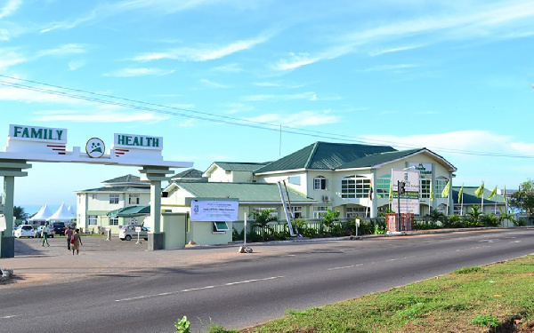 A photo showing the frontage of the Family Health Medical School