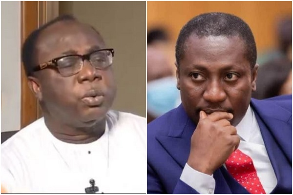 Freddie Blay (L) and Alexander Kwamina Afenyo-Markin (R) defended Abronye in court on Friday