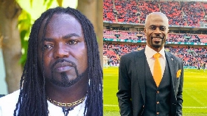 A photo of Prince Tagoe and George Boateng