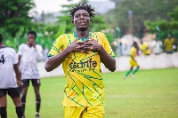 Bibiani Gold Stars striker, Ibrahim Laar