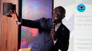 The then Chief Executive Officer of EIB Network Nathan Kwabena Anokye Adisi