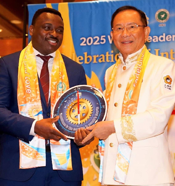 Mentorship Commissioner receives the Prestigious Clock of Conscience Award at UN Headquarters