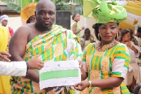 KABA tied the knot with now Class FM's Valentina Ofori Afriyie last year in June