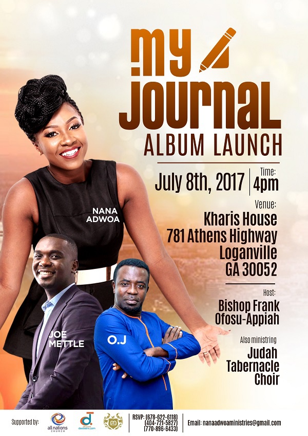Joe Mettle and OJ to grace Nana Adwoa's album launch