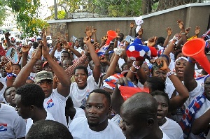 File photo: NPP supporters jubilating