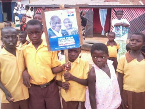 Pupil With Nana Addo Poster