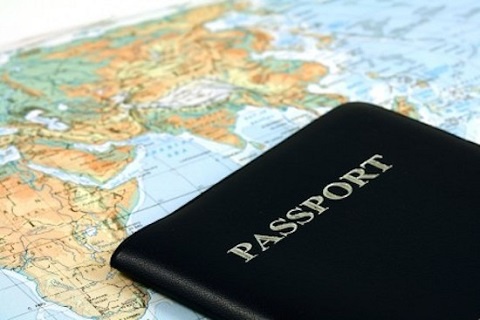 File photo of a passport