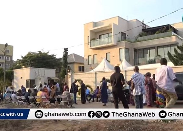 ghanaweb.com - Watch scenes from late Ayawaso East MP's home as his remains arrive from the hospital