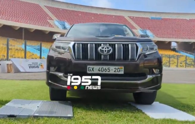 ghanaweb.com - Watch as NSA tests pitch protectors at the Accra Sports Stadium