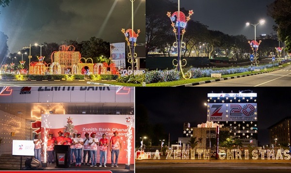 ghanaweb.com - Zenith Bank spreads festive cheer at 2025 Light-Up and Carols Night