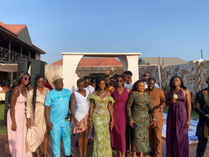 Picture with work colleges 