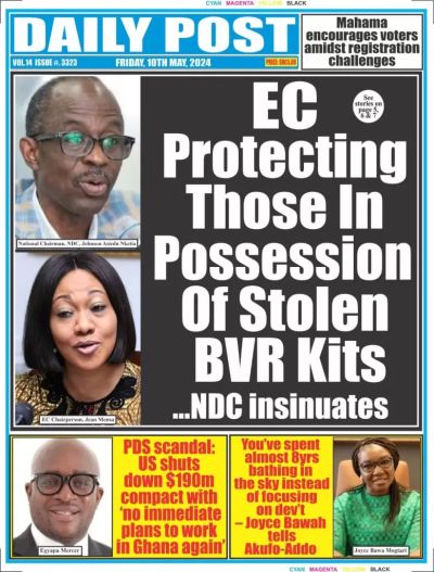 Today at the newsstands - May 10, 2024