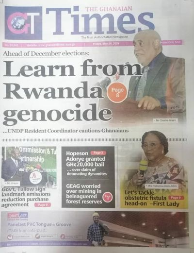 Today at the newsstands - May 24, 2024