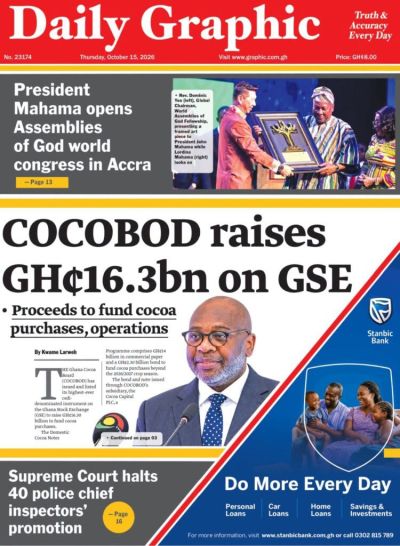 Today at the newsstand October 15, 2026