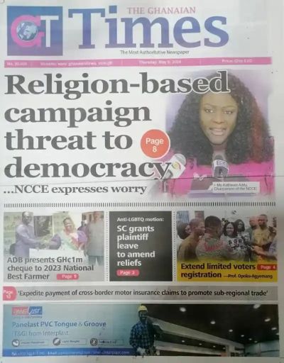 Today at the newsstands - May 9, 2024