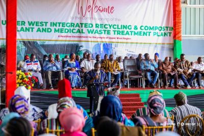 Dr. Bawumia commissions Northern Ghana's first advanced waste recycling plant in Wa