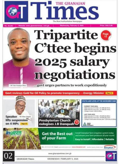 Today at the newsstand February 5, 2025