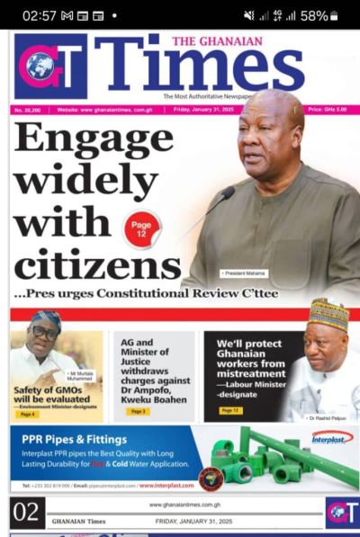 Today at the newsstand January 31, 2025